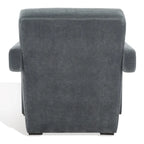 SAFAVIEH Couture Joffrette Modern Velvet Accent Chair - 27 In. W x 35 In. D x 30 In. H - 27Wx35Dx30H