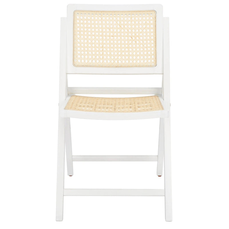 SAFAVIEH Couture Reinalda Cane Folding Dining Chair (Set of 2) - 18 In. W x 23 In. D x 33 In. H - 18Wx23Dx33H