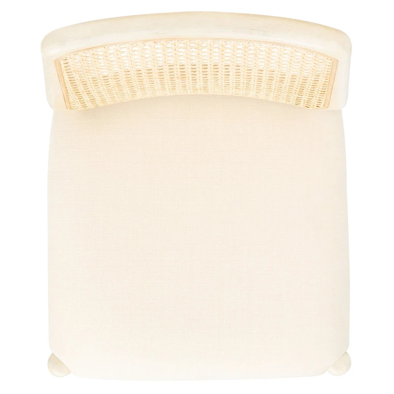 SAFAVIEH Sylva Rattan Cushion Dining Chair (Set of 2) - 19  W x 17.5  L x 32  H - 19Wx18Dx32H