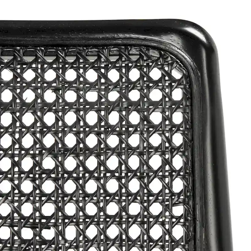 SAFAVIEH Sylva Rattan Cushion Dining Chair (Set of 2) - 19  W x 17.5  L x 32  H - 19Wx18Dx32H