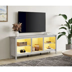 Classical 70 Inch TV Stand, TV Console Table for 75 Inch TV with LED