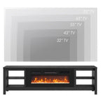 Classical 70 Inch TV Stand, TV Console Table for 75 Inch TV with LED