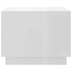 vidaXL Coffee Table Accent End Side Sofa Table for Living Room Engineered Wood - 21.7  x 21.7  x 16.9