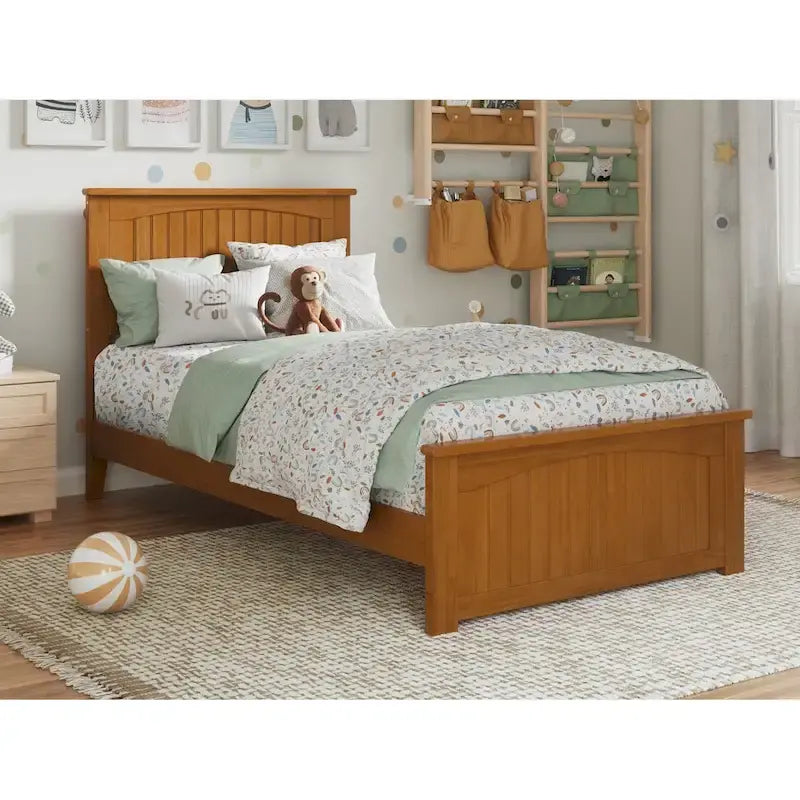 Nantucket Low Profile Platform Bed with Matching Footboard