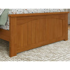 Nantucket Low Profile Platform Bed with Matching Footboard