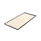 1.6 Inch Metal Bunkie Board with Wood Slats by Crown Comfort