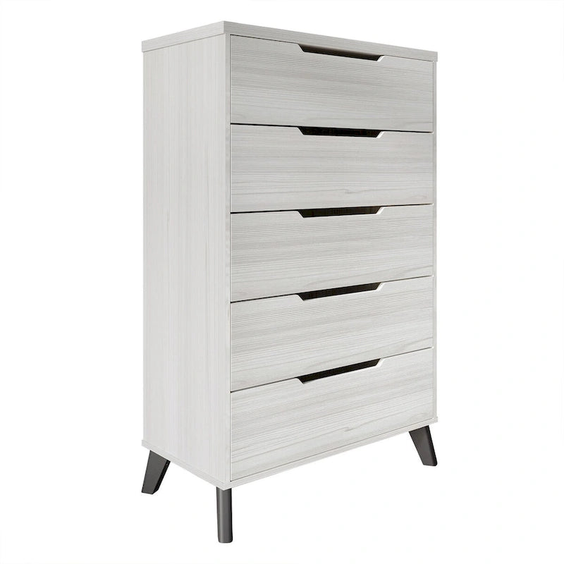 CraftPorch Chic and Vintage Wooden Chest with 5 drawers