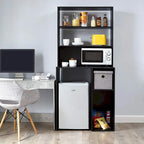 Yak About It - Mini Fridge Dorm Station with Top Shelf by DormCo
