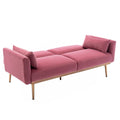 Clihome Biscuit Back Convertible Sofa with Mattress