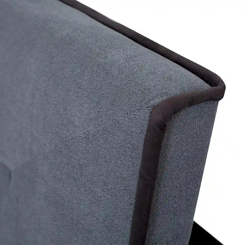 Clihome Biscuit Back Convertible Sofa with Mattress