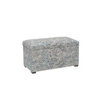 Angela Transitional Living Room Storage Trunk Bench