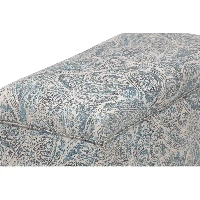 Angela Transitional Living Room Storage Trunk Bench