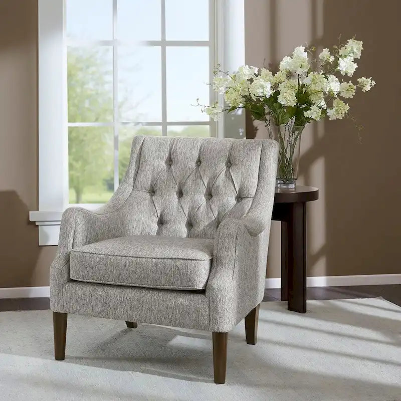 Button Tufted Accent Chairfor Living Room Bedroom Studio,Living Room Chairs Comfy Reading
