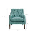 Button Tufted Accent Chairfor Living Room Bedroom Studio,Living Room Chairs Comfy Reading