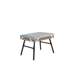 Outdoor Garden Wicker Egg Chair And Footstool