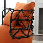 Upholstered Swivel Accent Chair Living Room Chair