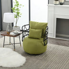 Upholstered Swivel Accent Chair Living Room Chair
