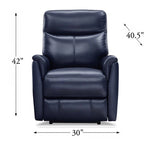 Hydeline Layla Power Headrest Top Grain Leather Zero Gravity Recliner