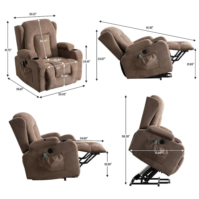 Power Lift Recliner Chair Recliners for Elderly