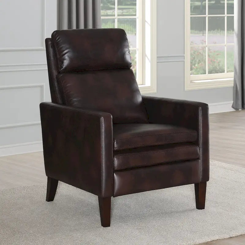 Vesper Faux Leather Push Back Recliner by Greyson Living