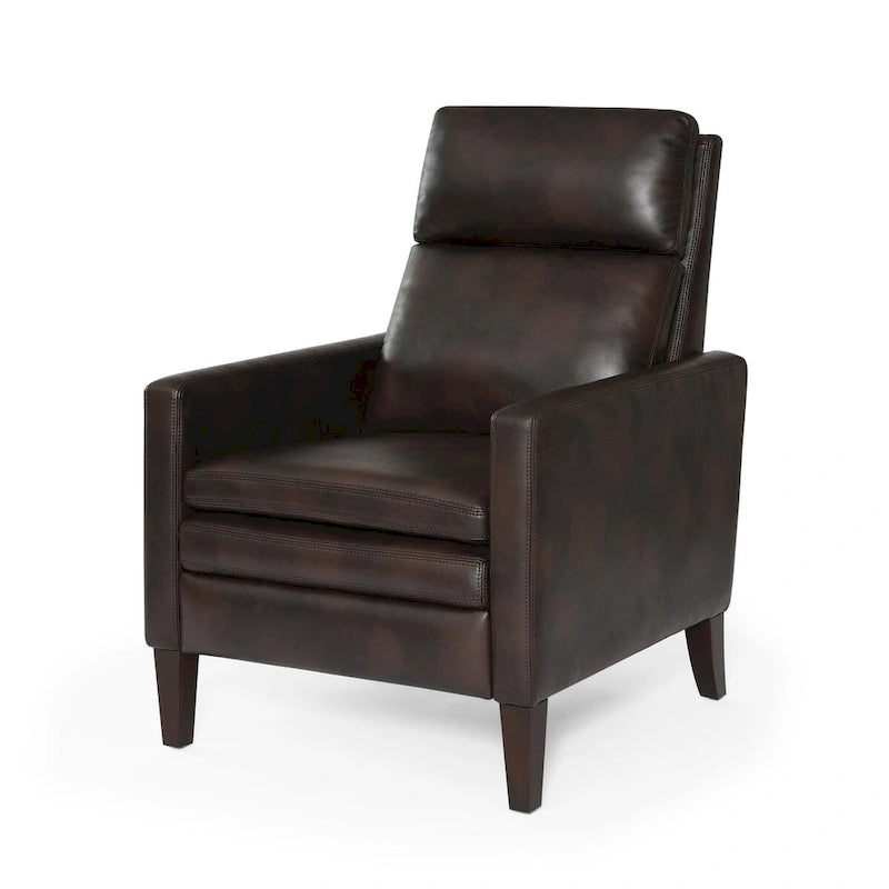 Vesper Faux Leather Push Back Recliner by Greyson Living