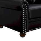 Living Room Sofa Single Seat Chair with Wood Leg Faux Leather