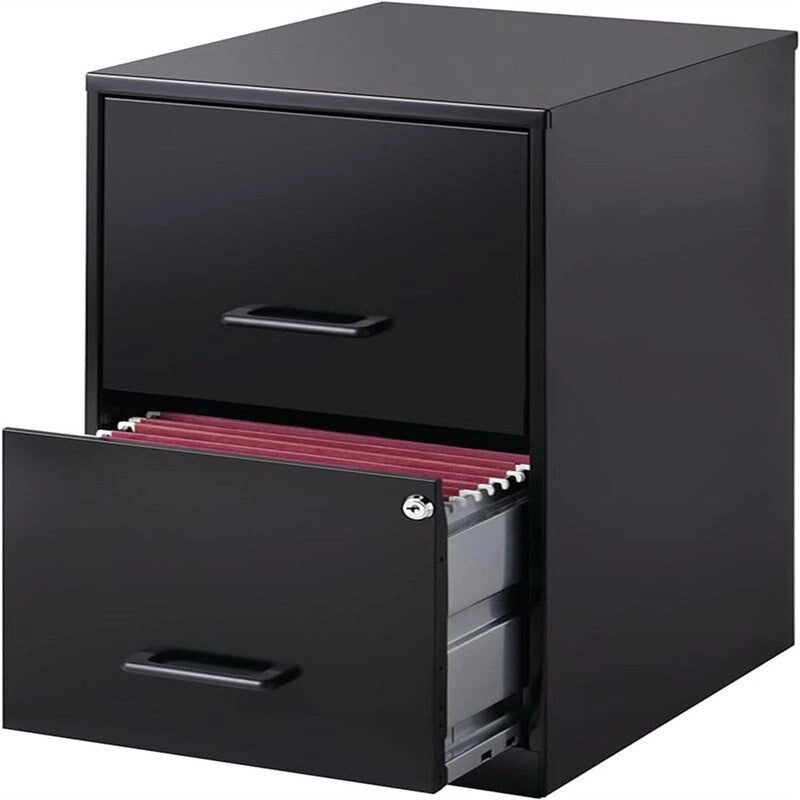 8 Deep 2-Drawer File Cabinet - 14.5 D x 18 W x 25 H