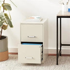 8 Deep 2-Drawer File Cabinet - 14.5 D x 18 W x 25 H