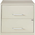 8 Deep 2-Drawer File Cabinet - 14.5 D x 18 W x 25 H