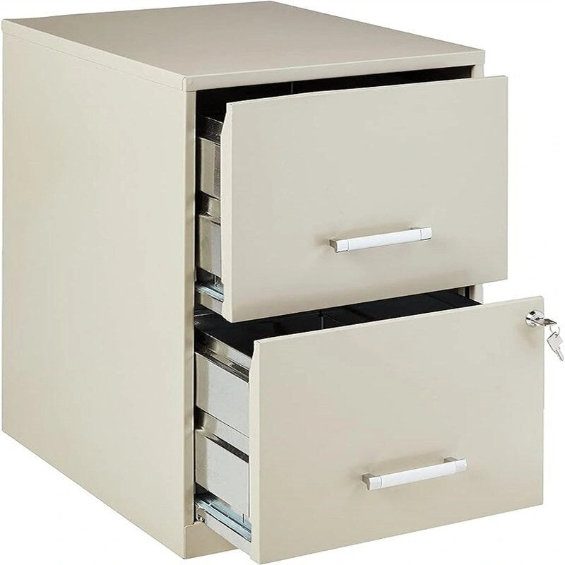 8 Deep 2-Drawer File Cabinet - 14.5 D x 18 W x 25 H
