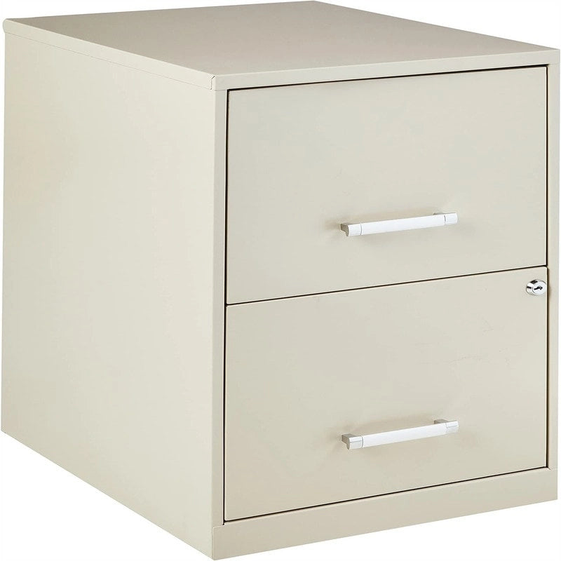 8 Deep 2-Drawer File Cabinet - 14.5 D x 18 W x 25 H