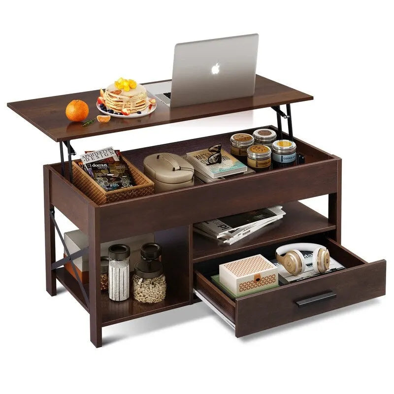 Lift Top Coffee Table - 18.9 D x 38.58 W x 17.83 H