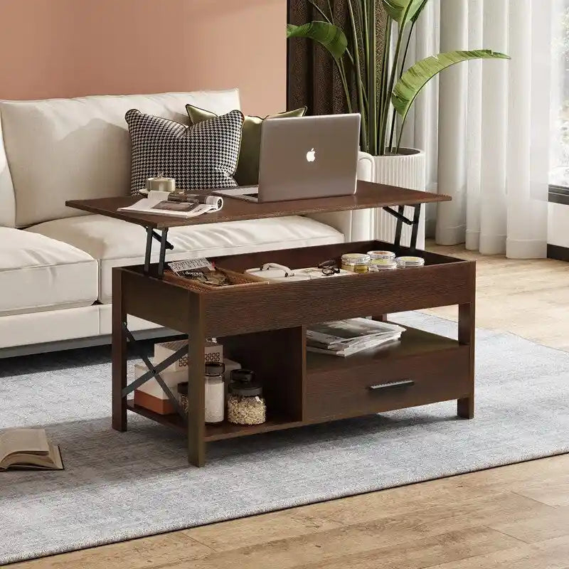 Lift Top Coffee Table - 18.9 D x 38.58 W x 17.83 H