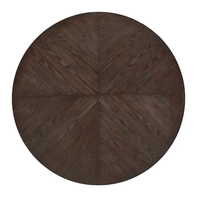 Andrea Espresso 54-inch Round Dining Table by iNSPIRE Q Modern - 54  Round Dining Table