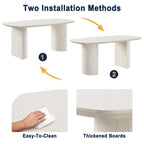 Clihome Wood Large Accent Dining Table