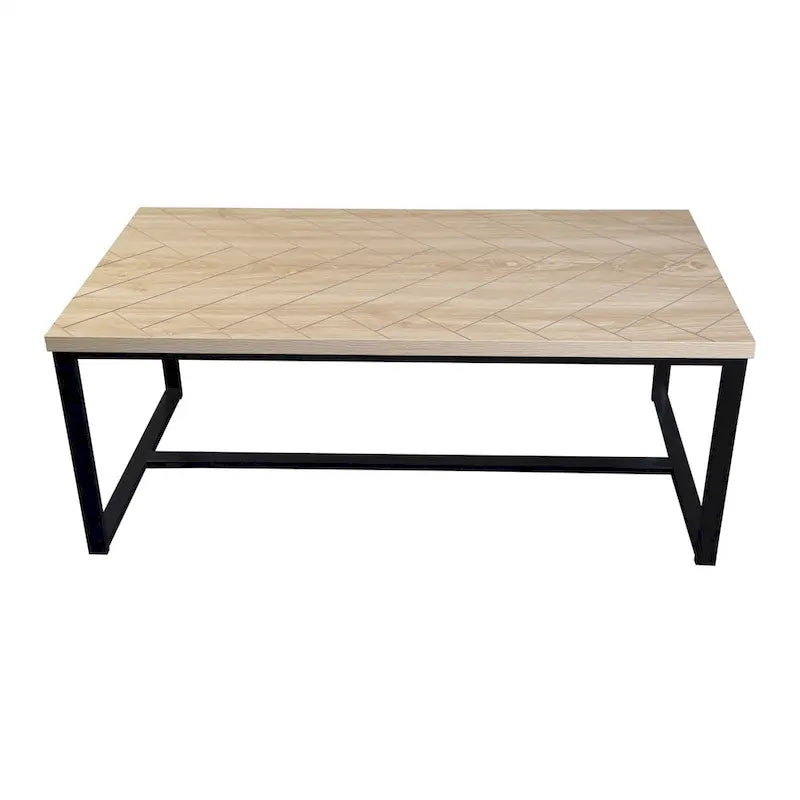 Bali Coastal Modern Coffee Table Natural Wood Top