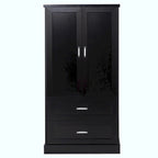64  Tall Bathroom Storage Cabinet with Two Doors, Drawers