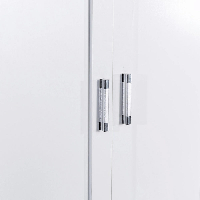 64  Tall Bathroom Storage Cabinet with Two Doors, Drawers