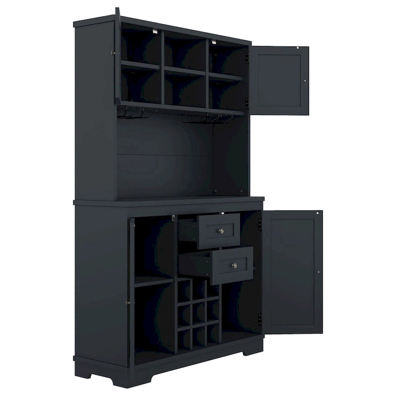 73.8 H Kitchen Cabinet with Storage - N/A