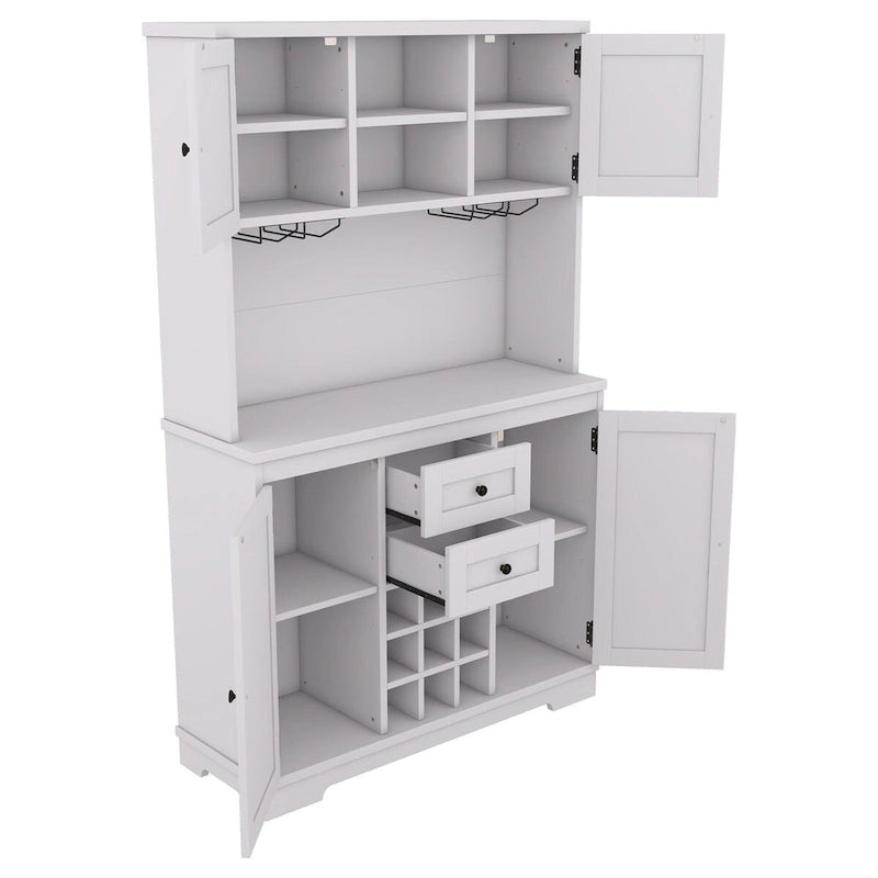 73.8 H Kitchen Cabinet with Storage - N/A