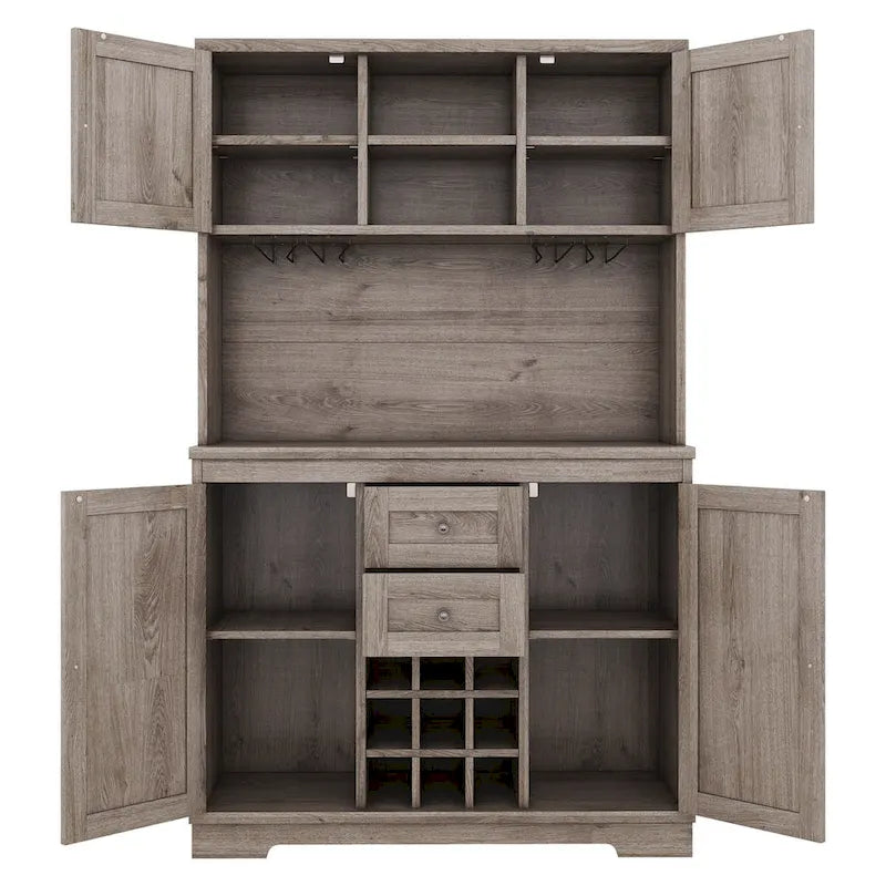 73.8 H Kitchen Cabinet with Storage - N/A