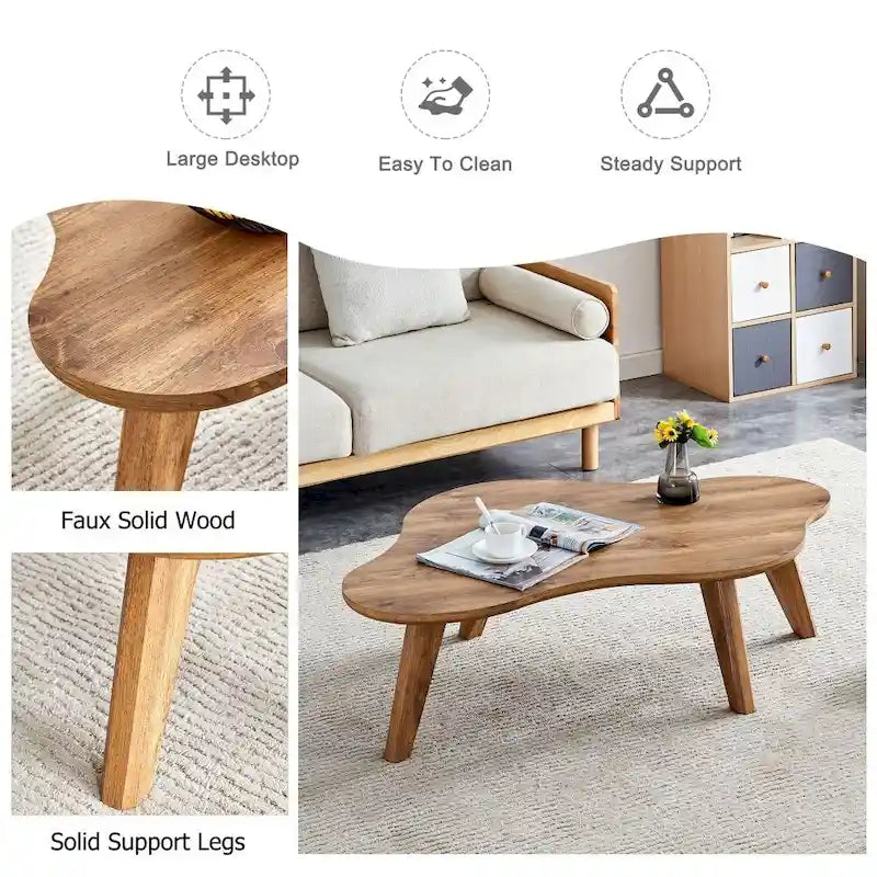 Modern Minimalist Cloud Shape Coffee Table