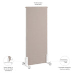 Bush Business Furniture 24W x 55H Freestanding Privacy Screen