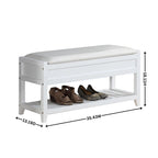 Seating Bench with Shoe Storage for Living Room,Bedroom