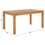 SAFAVIEH Elouise Rectangle Dining Table - 60  L x 34  W x 30  H - 60Wx34Dx30H